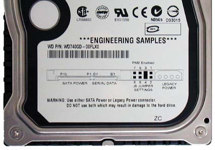 ������� ���� Western Digital WD740 Raptor